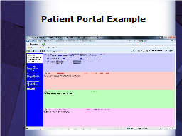 Patient Portal Example